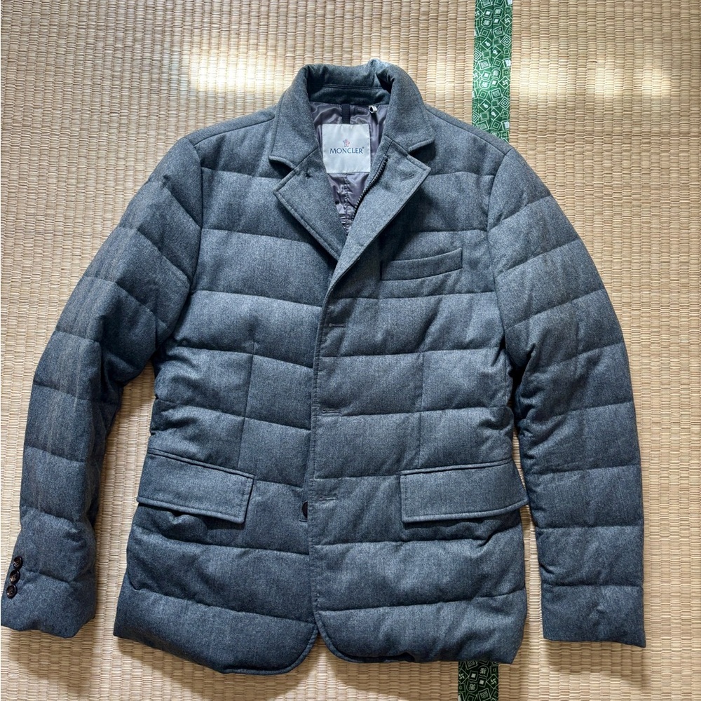 Moncler Rodin Quilted Button-Down Jacket, size 2/M